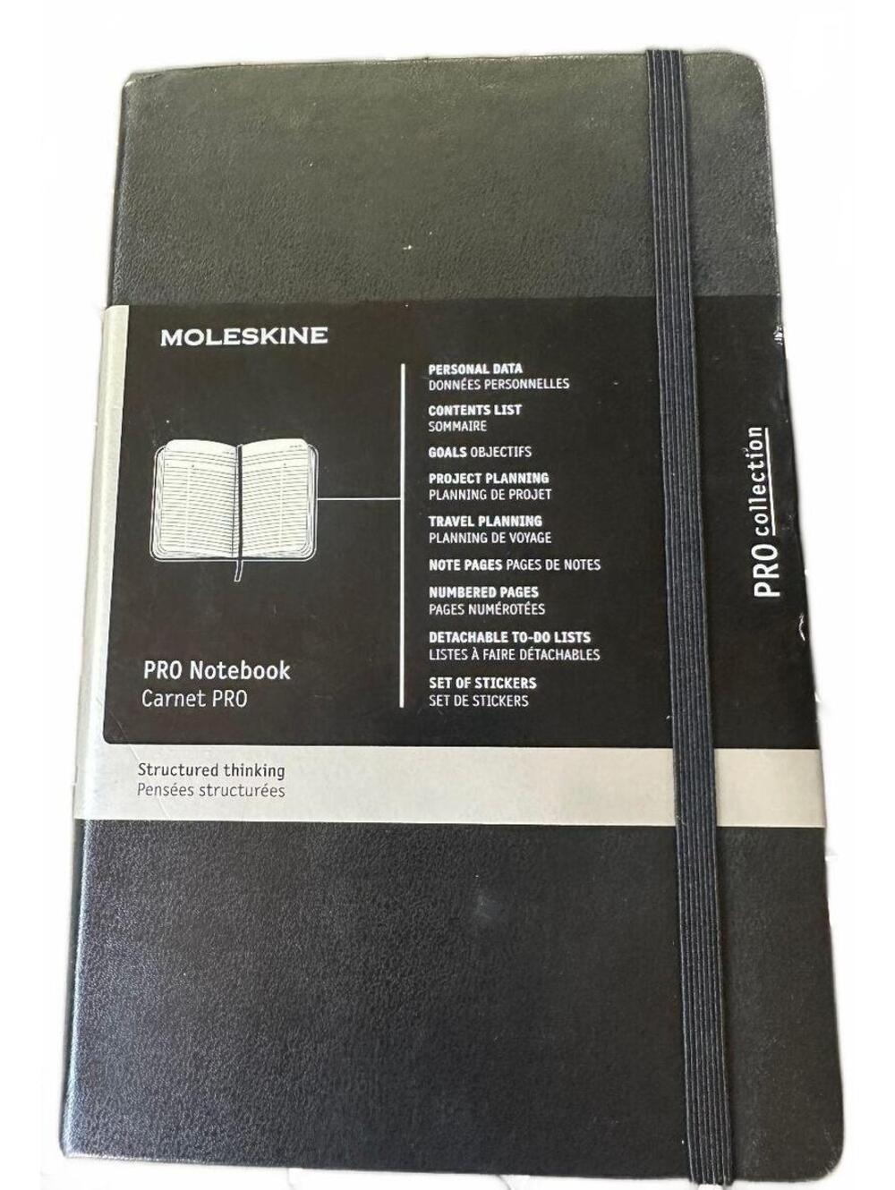 Moleskine PRO Notebook Pocket NWT Black